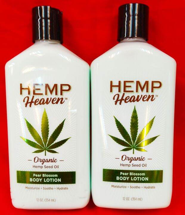 Hemp Heaven Organic Body Lotion Pear Blossom (354ml) Lazada PH