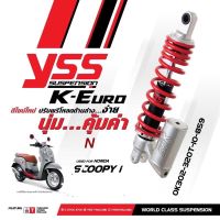 YSS เเท้สำหรับScoopyi(ปี 2017ขึ้นไป)รุ่นK Euroเเดงกระบอกเงิน(กระบอกล่าง) ขนาด320มม.