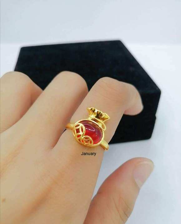 (242) 10k gold money bag ring for daily use Lazada PH