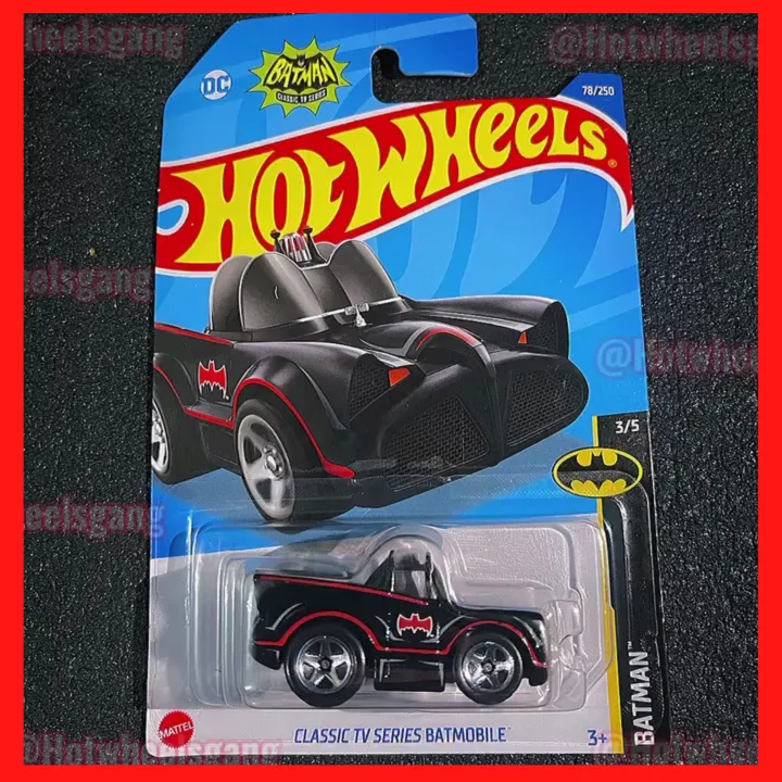 Hot Wheels Classic TV Series Batmobile 2022 Batman Diecast Car Tooned ...