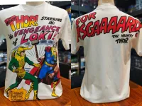 เสื้อMarvel ลิขสิทธิ์แท้ ลายโลกิ&amp;ธอร์  สีขาว (MX-018)