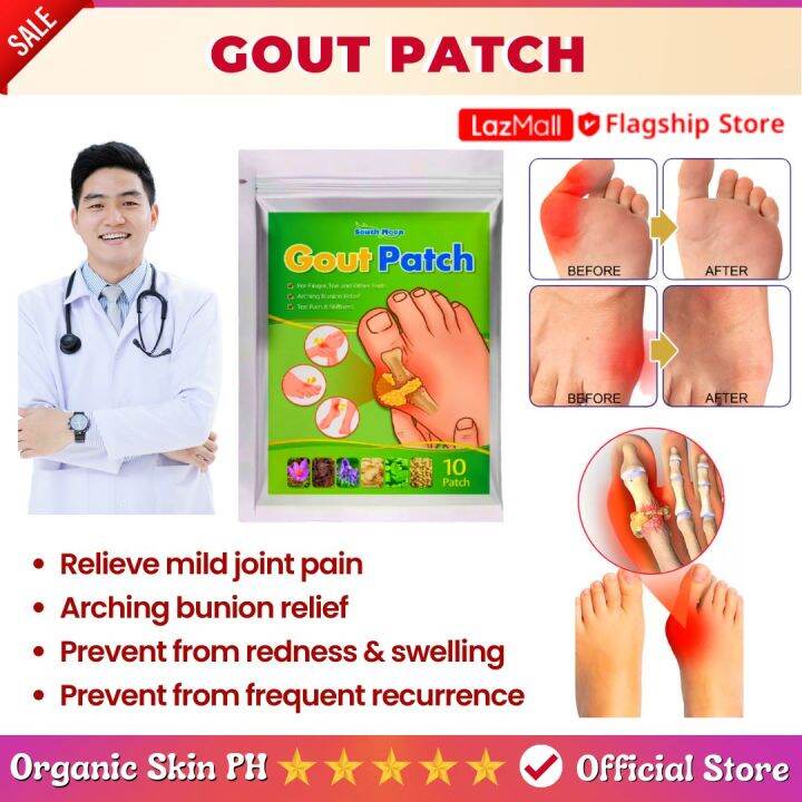 Gout treatment relief patch for rayuma, foot, hand and joint knee pain ...