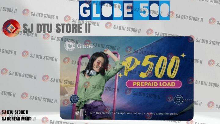 Globe Load Card 500 5 pcs | Lazada PH