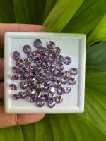 เพชรรัสเซีย สี อเมทิสต์ Cubic Zirconia (เพชร CZ) ทรงกลม ( 100 เม็ด) AMETHYST COLOR เกรดอย่าง ดี 1.70 MM.( มิลลิเมตร)