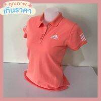 ?เสื้อโปโลผู้หญิง? ปัก SPORT ? สีโอรส ? เนื้อผ้าคัตต้อลแท้ ทรงสวยเข้ารูปใส่สบายผ้านิ่มดีมากๆ สินค้าขายดี ?ส่งของทุกวัน?