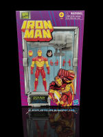 HASBRO MARVEL COMICS IRON MAN RETRO IRONMAN WITH LAUNCHER