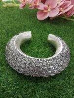 กำไลข้อมือเงินแท้ 95% เงินทำมือBangle Sterling Silver 95%  Hand Made Silver