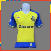 ⚽ ชุดกีฬาฟุตบอล ALNASSR FOOTBALL CLUB ชุดฤดูกาลใหม่ 2023-2024 (เสื้อ + กางเกง) New ⚽