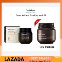 Innisfree Super volcanic pore clay mask 2X ขนาด 100 g. ( ของแท้100% )มาร์กโคลน