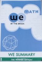 หนังสือสรุปคณิตศาสตร์ ม.ปลาย WE SUMMERY MATH เดอะเบรน ราคาปก 500 บาท สรุปเนื้อหา สูตรลัด คอร์สสอบเข้ามหาวิทยาลัย , PAT 1 , คณิตศาสตร์ 1 , วิชาสามัญ และสอบตรง มือ 2