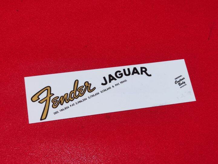 FENDER JAGUAR WATERSLIDE GUITAR DECALS Lazada PH