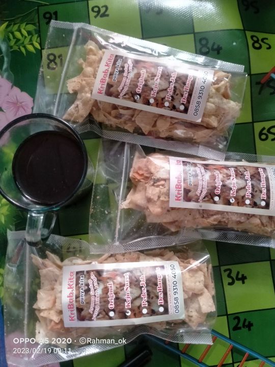 Kripik Keripik Kebab 3 Pack Original Kribab Lazada Indonesia