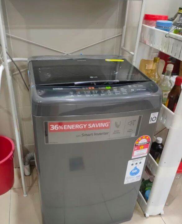 LG 9kg Top Load Washing Machine T2109VS2B with Smart Inverter. Lazada