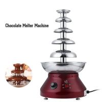 เครื่องทำช็อคโกแลตฟองดู 5ชั้น ไฟฟ้า เครื่องทำช็อคโกแลตแบบน้ำพุ Chocolate Fondue