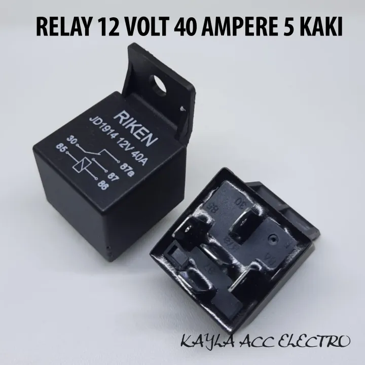 Relay 12 Volt 40 Ampere 5 Kaki | Lazada Indonesia