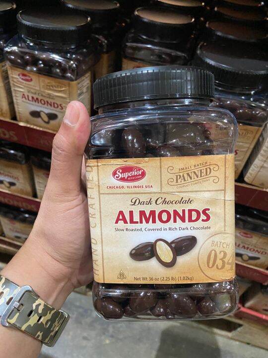 SUPERIOR DARK CHOCOLATE COVERED ALMONDS CHOCOLATE 1.2 KG Lazada PH