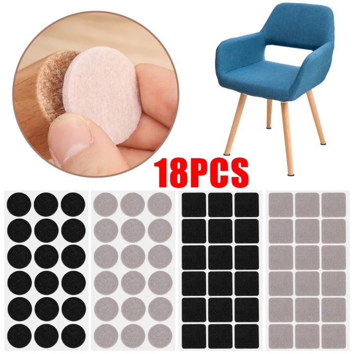 108 Pc Self Adhesive Furniture Floor Pads Felt Protectors Round