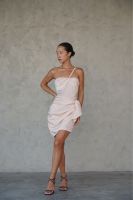 Sorrento wrap dress in cream