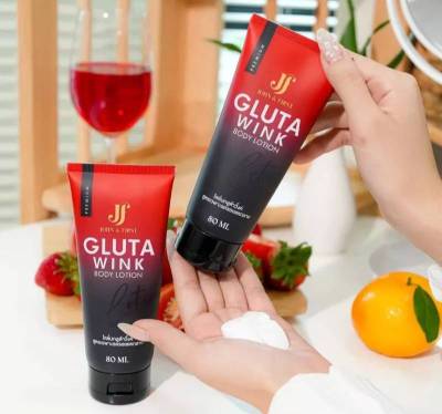 กลูต้าวิ้ง โลชั่นกลูต้าวิ้งค์ โลชั่นกลูต้า กลูต้าวิ้ง glutawinkปริมาณ 80 กรัม