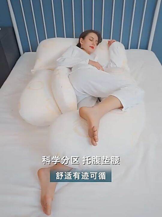 Dream Premium UShaped Pregnancy Pillow for Back Support and MultiUse