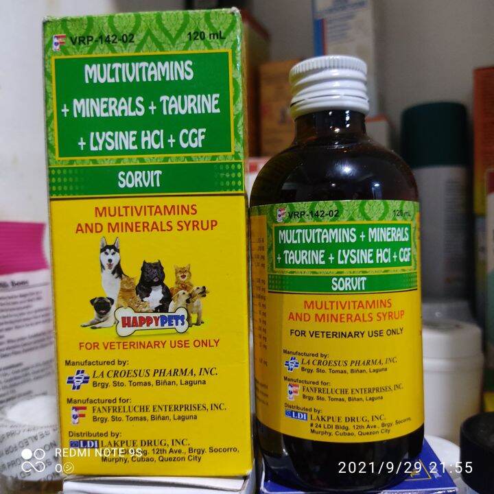 SORVIT (120ml) multivitamins and mineral syrup Lazada PH