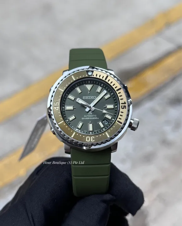 Brand New Seiko Prospex Mini Tuna Green , Mens Automatic Divers Watch  SRPF83 SRPF83K1 | Lazada Singapore