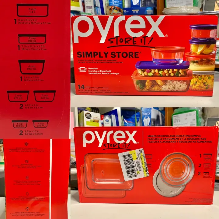 Pyrex Simple Store 14-pc set 🇺🇸 | Lazada PH