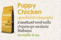 Naturea Puppy Chicken สูจรเนื้อไก่สำหรับลูกสุนัข ขนาด 2.0 กก.Puppy Chicken สูตรเนื้อไก่สำหรับลูกสุนัข ผสมผสานระหว่างเนื้อสัตว์สด ผัก ผลไม้ สมุนไพร ที่เป็นแหล่งรวมโปรตีน วิตามิน กรดอะมิโนจำเป็น ช่วยเสริมสร้างกล้ามเนื้อ กระดูก ข้อต่อ และส่งเสริมทุกระบบของลู