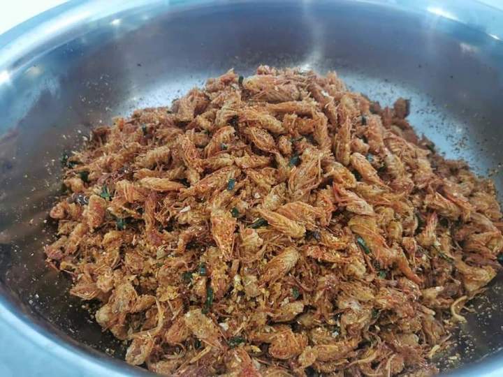 น้ำพริกคางกุ้ง-ฮาลาล-สินค้าขายดี-ขนาด70กรัม-แซปสะดุ้งลิ้นรสชาติจัดจ้านถูกใจ