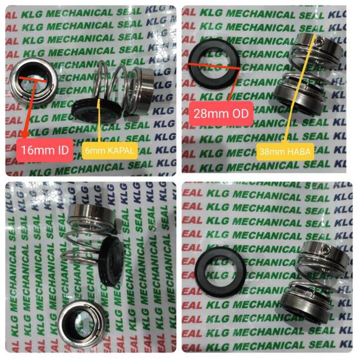 Mechanical seal 16mm x 28od CNP water pump Lazada PH