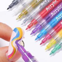 Acrylic Paint Pen ปากกาเพ้นท์เล็บ​ สีเพ้นท์​ ไม่ต้องอบ