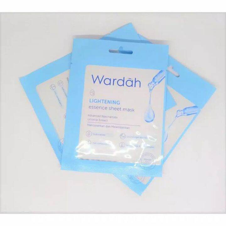 Wardah Lightening Essence Sheet Mask 20ml | Lazada Indonesia