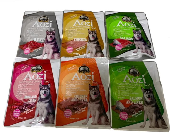 Aozi Wet Food Pouch for Dogs Lazada PH