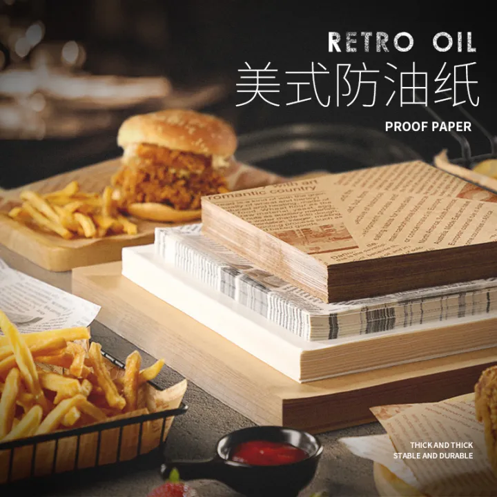 American OilAbsorbing Paper Food Special Kitchen Fried Snack Hamburger