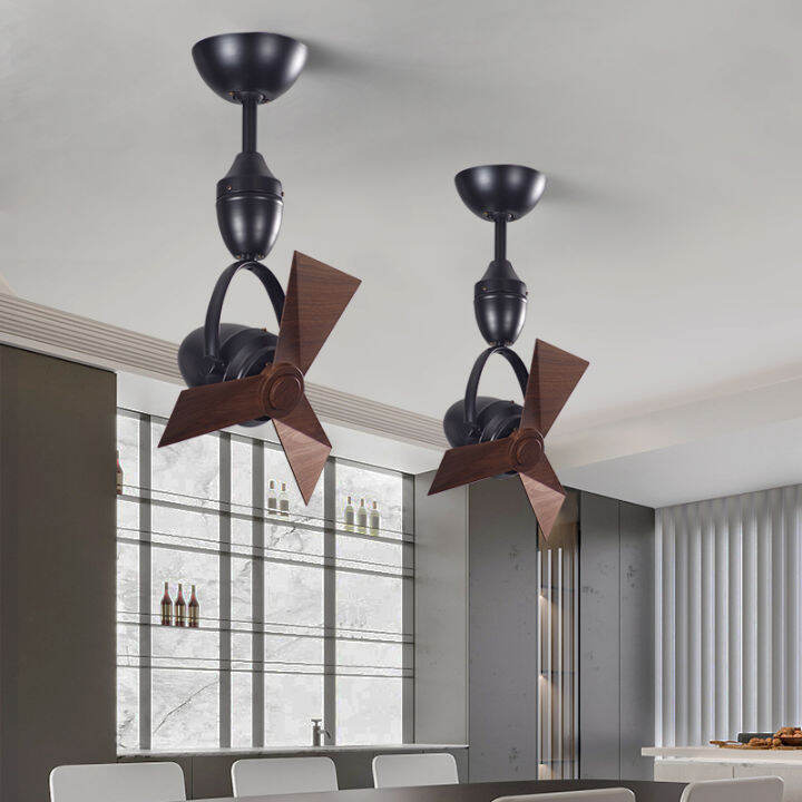 Shaking Head Small Ceiling Fan 14Inch Mini Fan Aisle Study Kitchen Bar