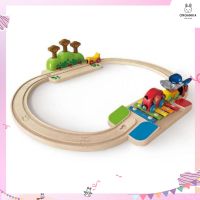 ชุดรถไฟลิงเจี๊ยกจอมซนพร้อมพองเพื่อนจากแบรนด์ Hape รุ่น Music and Monkey Railway