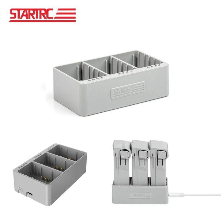 startrc-battery-charging-hub-for-dji-mini-3-pro-drone-charger-3-batteries-intelligent-flight-battery-fast-charging