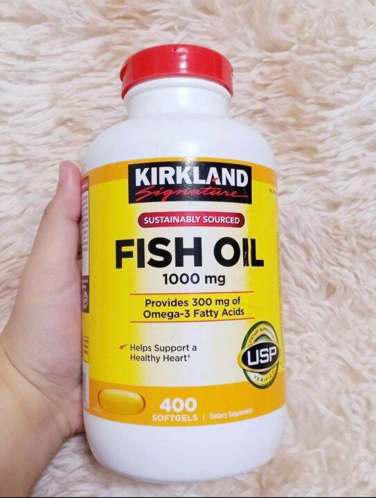 US KIRKLAND FISH OIL 1000 MG, 400 SOFT GELS Lazada PH