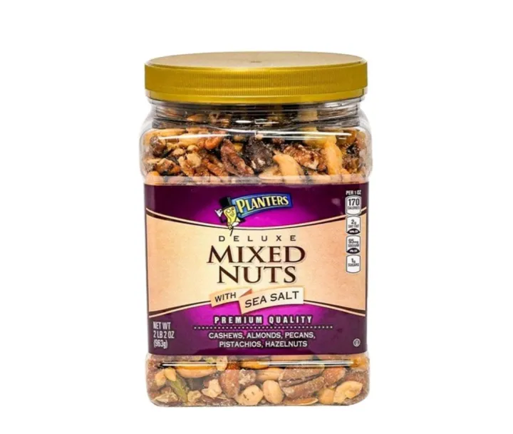 Planters Deluxe Mixed Nuts with Sea Salt 963g Lazada PH