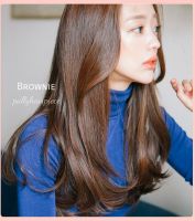 แฮร์พีช hairpiece งุ้มปลาย รุ่น Brownie