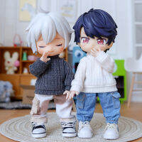 Ob11เสื้อผ้าเด็กเสื้อยืดแขนยาวเสื้อตัวในเสื้อผ้าตุ๊กตา BJD MOLLY 12จุด GSC แบบธรรมดา ufdoll