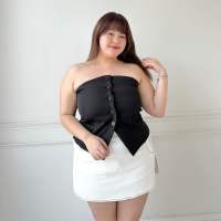 Cute Curve Tube Tops in MELBOURNE เสื้อเกาะอกคนอ้วน สาวอวบ