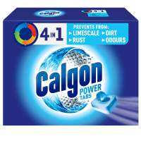 Calgon 45 tablets (whole box) สูตรใหม่ Calgon​ 4 in 1 เม็ดก้อนทำความสะอาดเครื่องซักผ้าจากประเทศอังกฤษ