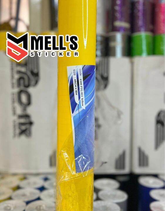 Stiker Skotlet Profix Roll Kuning Transparan Anti Gores Lebar Cm