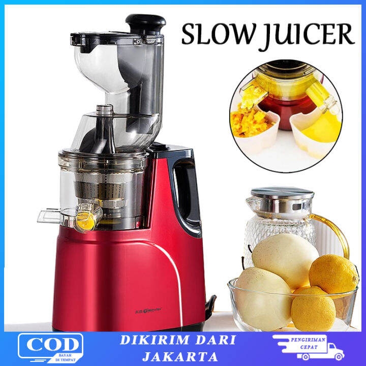 Multifungsi Slow Juicer Electric Portable Juice Blender RPM55 150W ALAT