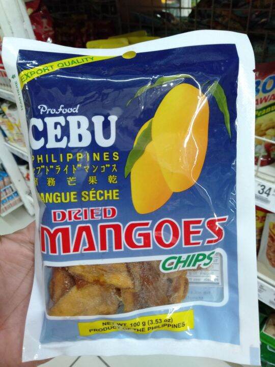 CEBU DRIED MANGOES CHIPS (100g.) Lazada PH
