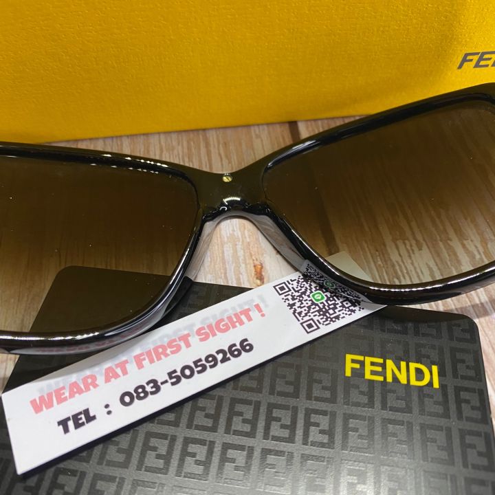 แว่นตากันแดด-fendi-ของแท้100-รุ่น-fs5300r-001-สีดำ-ทอง-fs5300r-215-สีน้ำตาล-ทอง-รับประกันศูนย์1ปี