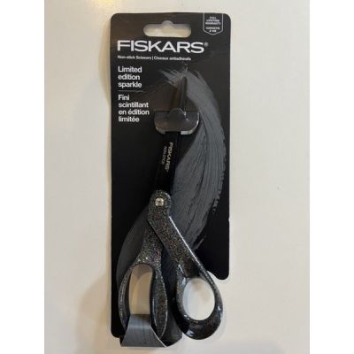 Fiskars Non-Stick Scissors, 8”, Sparkle Glitter Limited Edition (New)