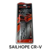 ประแจท๊อค ประแจดาว 9 ตัวชุด SAILHOPE รุ่นยาว เหล็ก CR - V T10 - T50 CR -V