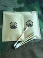 Cotton bud ค้อตต้อนบัด ก้านไม้ บรรจุซอง 4 ชิ้น Eco Cotton bud